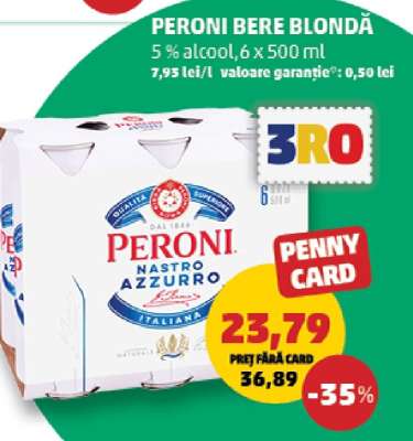 PERONI BERE BLONDĂ