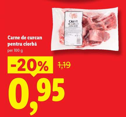 Carne de curcan pentru ciorbă