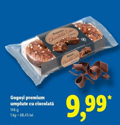Gogoși premium umplute cu ciocolată