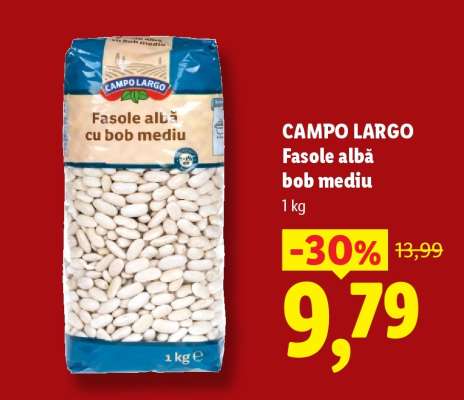 Campo Largo Fasole albă bob mediu