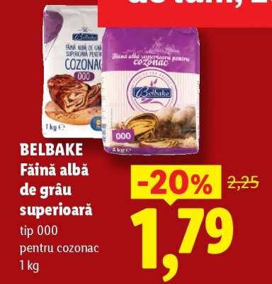 Belbake Făină albă de grâu superioară