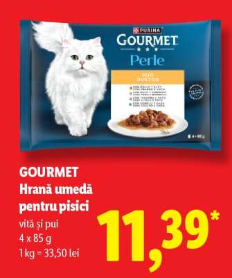 GOURMET Hrană umedă pentru pisici