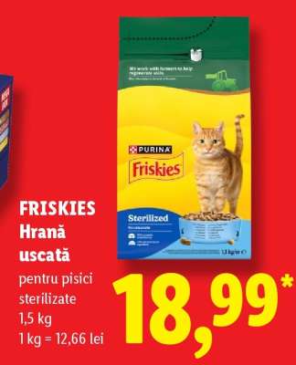 FRISKIES Hrană uscată