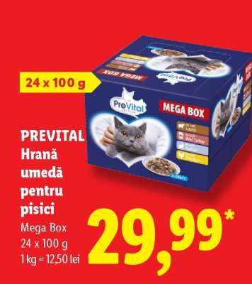 PREVITAL Hrană umedă pentru pisici