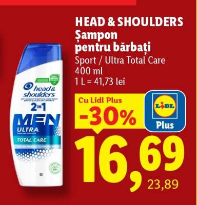 HEAD & SHOULDERS Șampon pentru bărbați