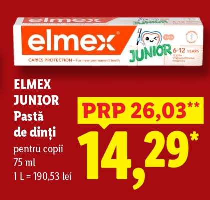 ELMEX JUNIOR Pastă de dinți