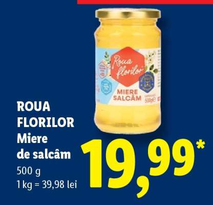ROUA FLORILOR Miere de salcâm
