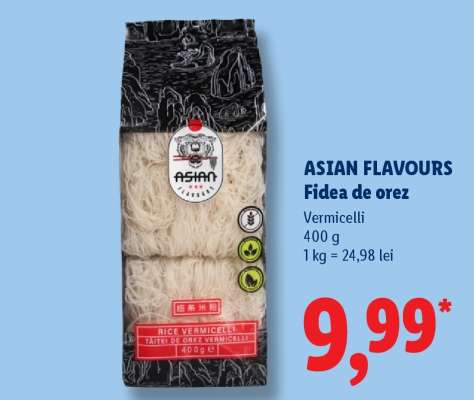 ASIAN FLAVOURS Fidea de orez