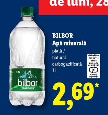 BILBOR Apă minerală
