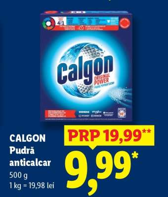 Calgon Pudră Anticalcar