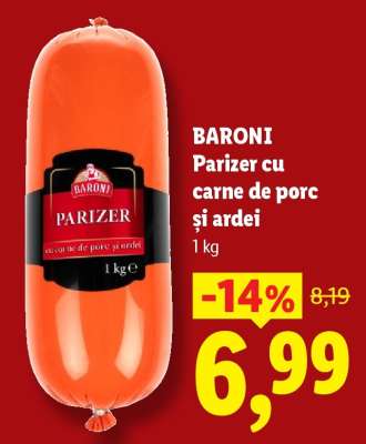 Baroni Parizer cu carne de porc și ardei