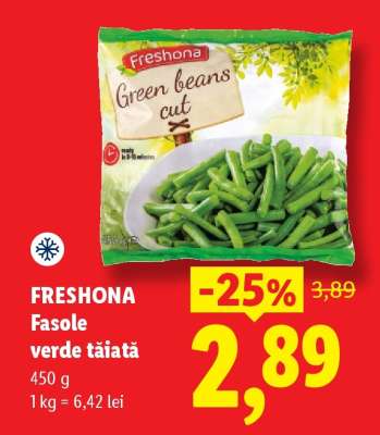 Freshona Fasole verde tăiată