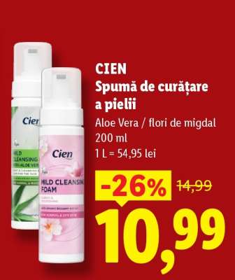 CIEN Spumă de curățare a pielii