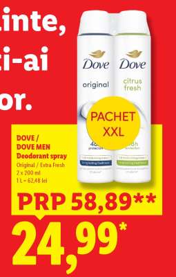 DOVE / DOVE MEN Deodorant spray