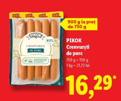 Pikok Crenvurști de porc