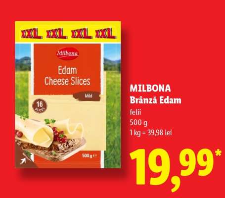 MILBONA Brânză Edam