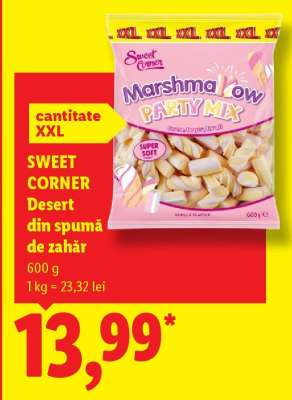 SWEET CORNER Desert din spumă de zahăr