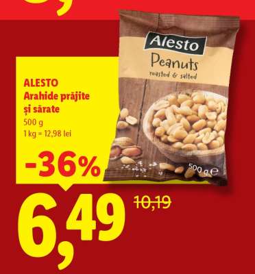 Alesto Arahide prăjite și sărate