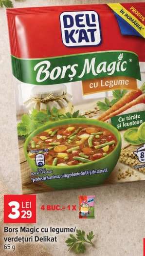 Borș Magic cu legume/verdețuri Delikat