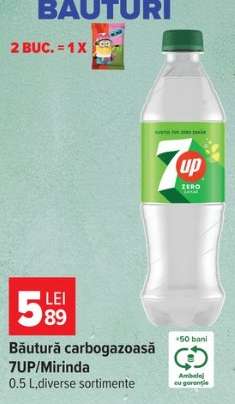 Băutură carbogazoasă 7UP/Mirinda