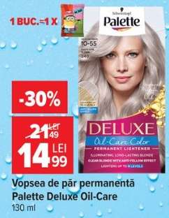 Vopsea de păr permanentă Palette Deluxe Oil-Care