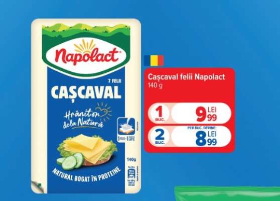 Cașcaval felii Napolact