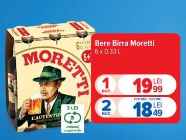 Bere Birra Moretti