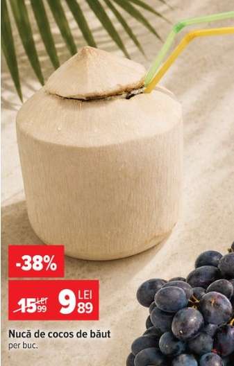 Nucă de cocos, de băut