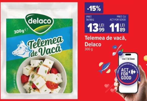 Telemea de vacă Delaco