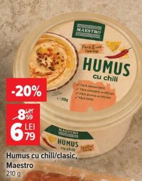 Humus cu chili/clasic Maestro