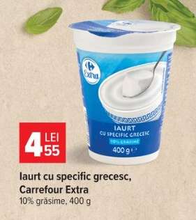 Iaurt cu specific grecesc Carrefour Extra