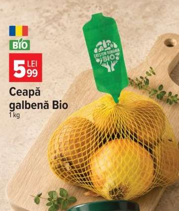 Ceapă galbenă Bio