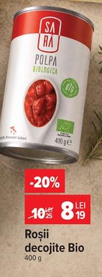 Roșii decojite Bio
