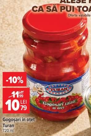 Gogoșari în oțet Turan