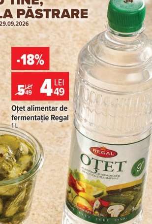 Oțet alimentar de fermentație Regal 1L