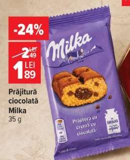 Prăjitură ciocolată Milka