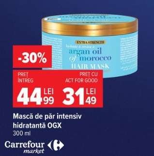 Mască de păr intensiv hidratantă OGX