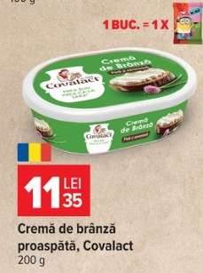 Cremă de brânză proaspătă, Covalact