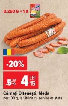 Cârnați Oltenești, Meda