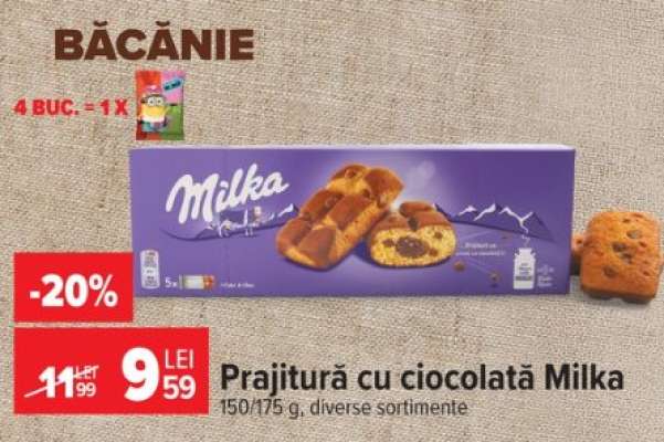 Prăjitură cu ciocolată Milka