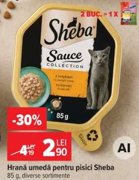 Hrană umedă pentru pisici Sheba