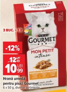 Hrană umedă pentru pisici Gourmet