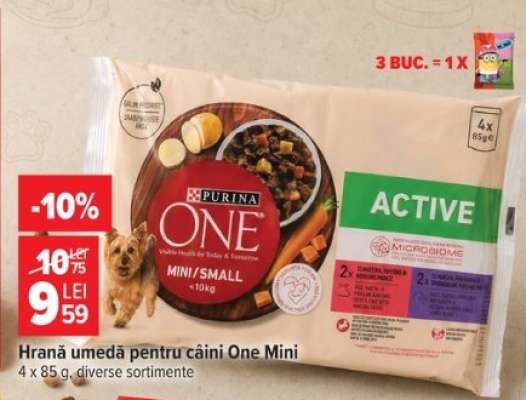Hrană umedă pentru câini One Mini
