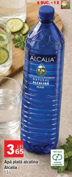 Apă plată alcalină Alcalia