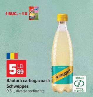 Băutură carbogazoasă Schweppes