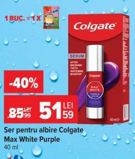 Ser pentru albire Colgate Max White Purple