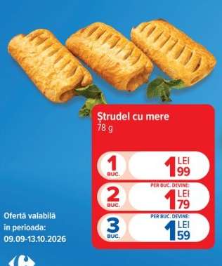 Strudel cu mere