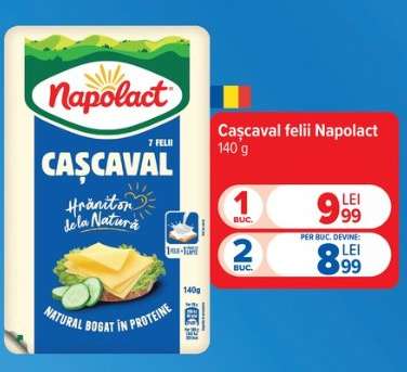 Cașcaval felii Napolact