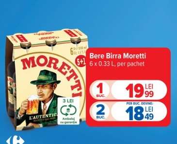 Bere Birra Moretti