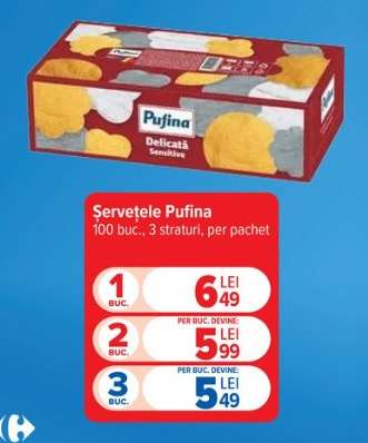 Șervețele Pufina